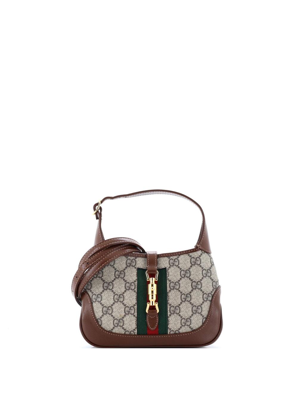 Gucci Jackie Hobo Gg Coated Canvas Mini #254122G15B